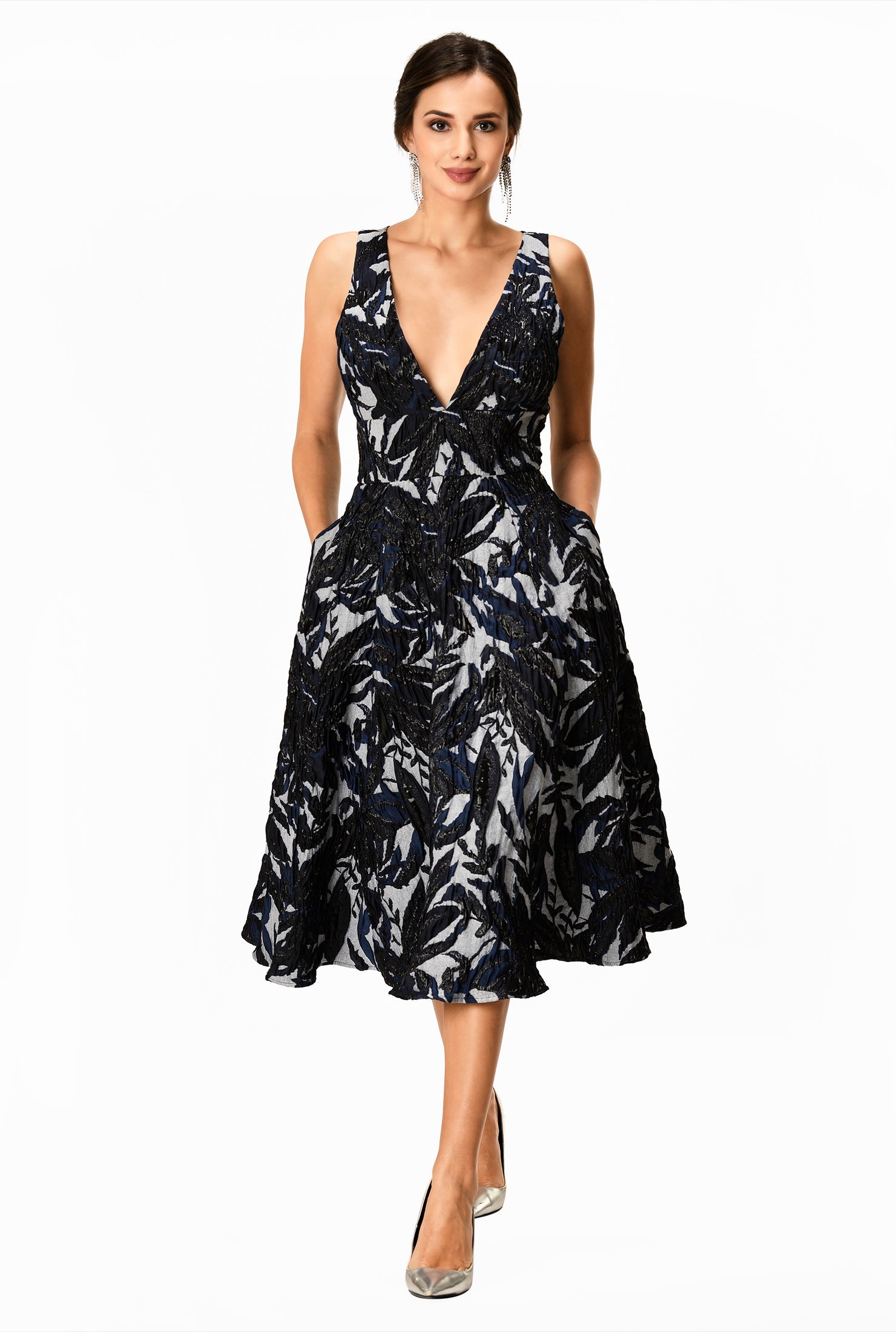 coast ena jacquard dress