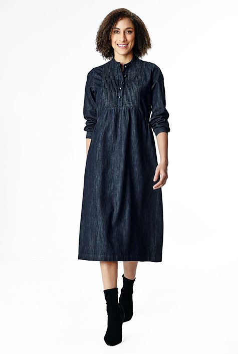 Shop Denim Dresses Womens Fashion Clothing Sizes 0 36w Custom