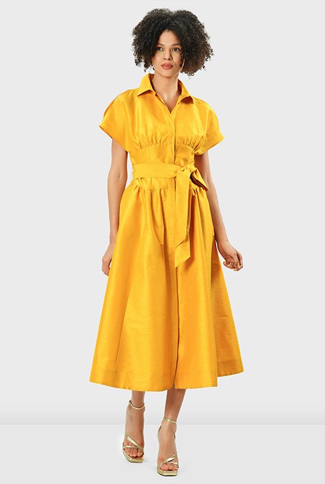 Eshakti yellow dress hotsell