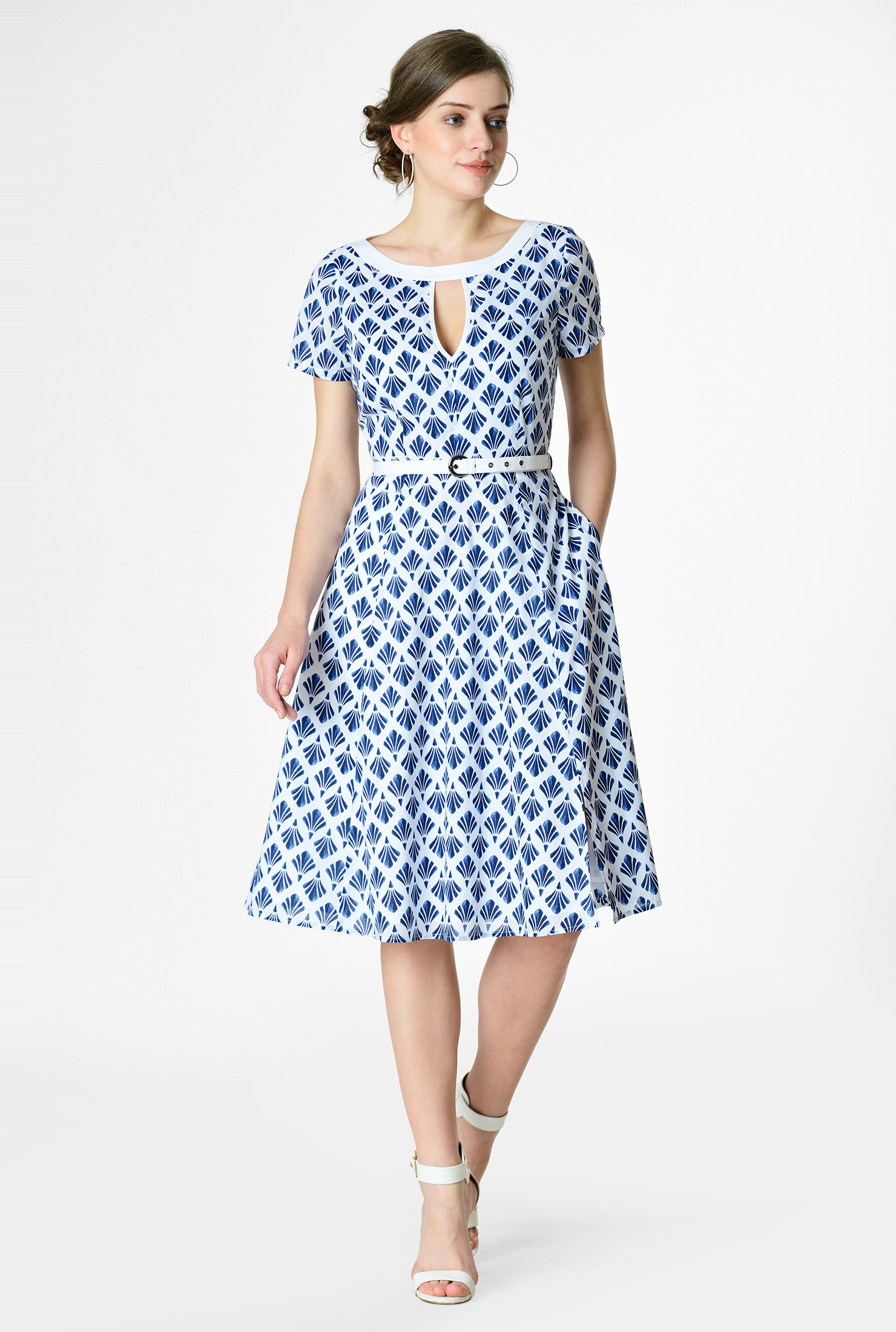 one piece till knee length dress