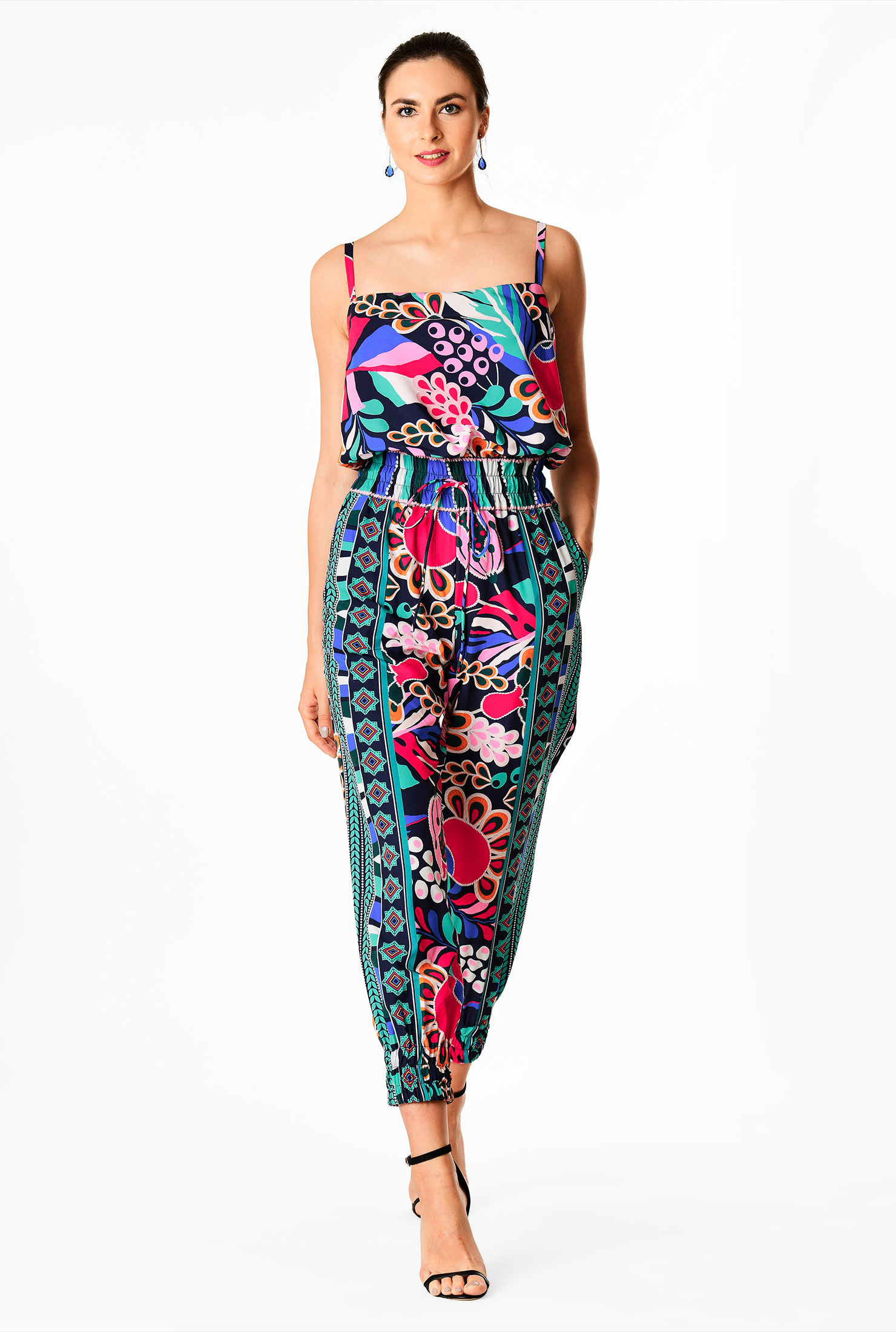 elastic jumpsuit