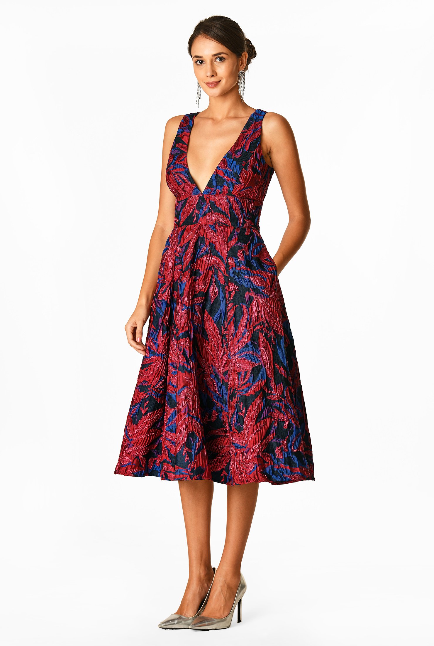 ena jacquard dress