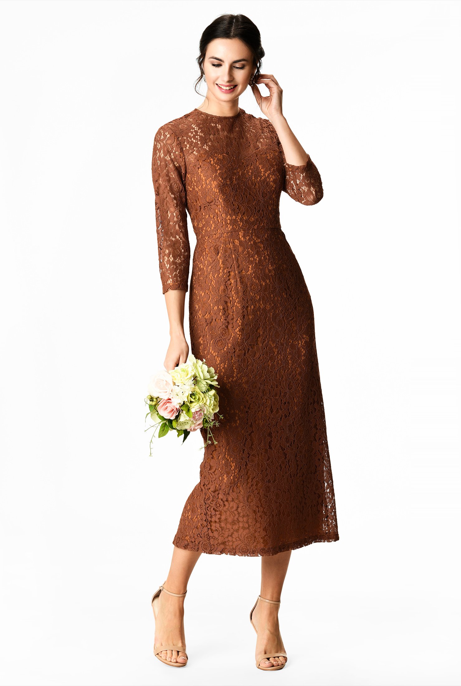 lace sheath dress