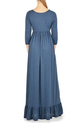 Shop Embellished bib knit maxi dress | eShakti