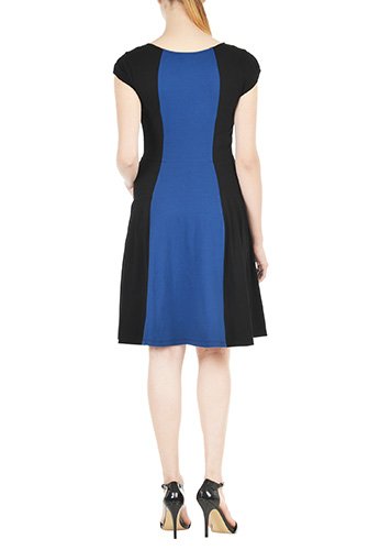 Side Panel Colorblock Dress