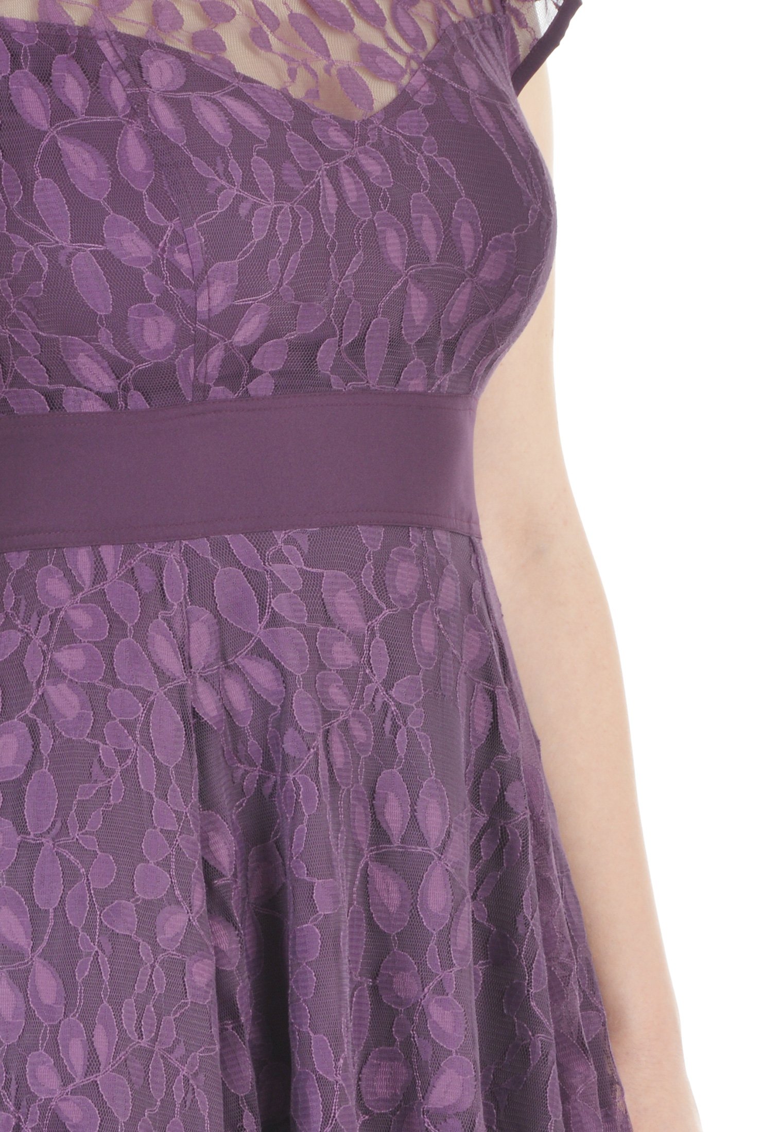 eshakti purple dress