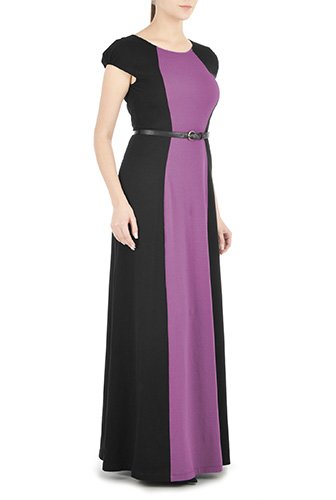 Side Panel Colorblock Dress