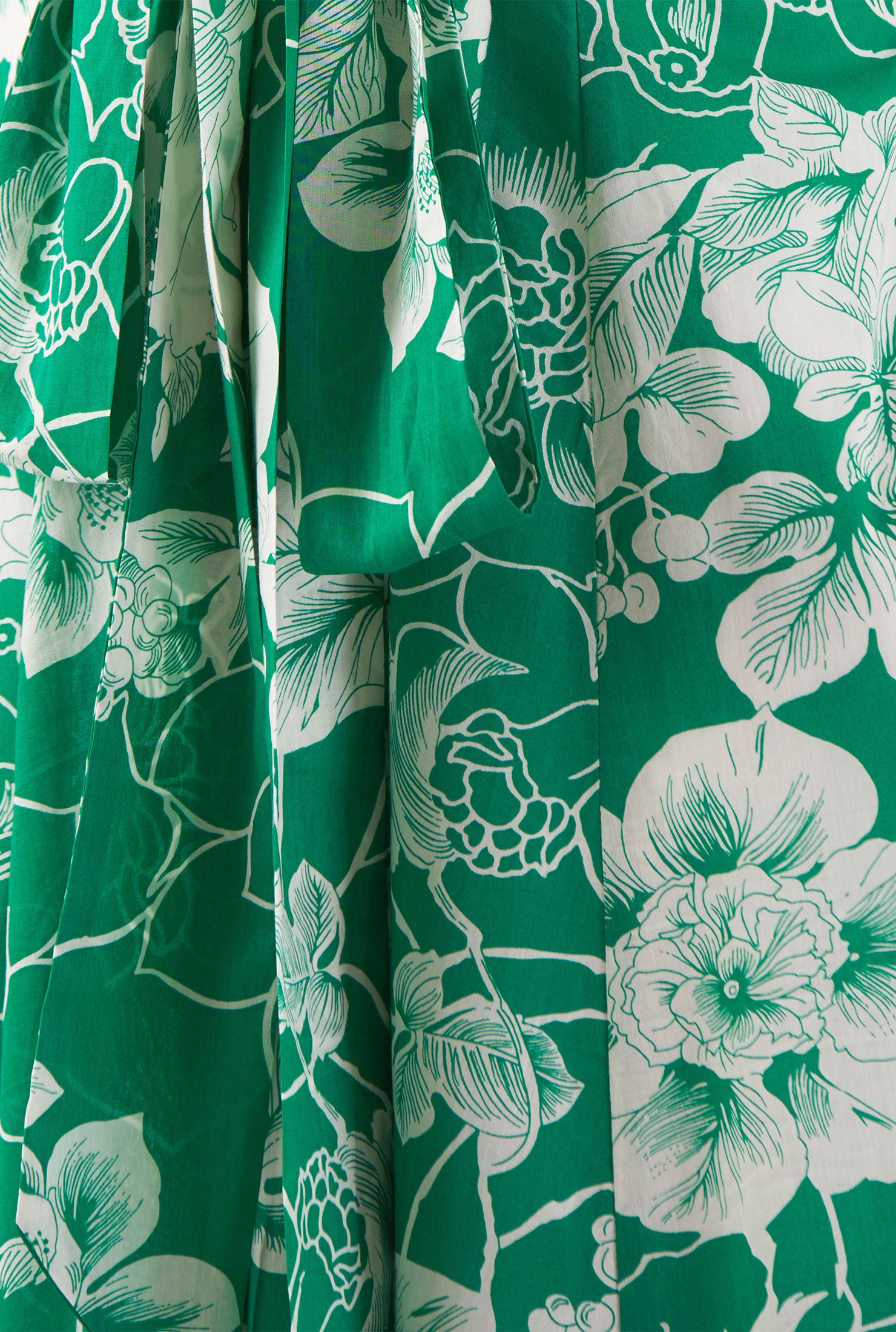 Shop Floral print cotton cutout back maxi dress | eShakti