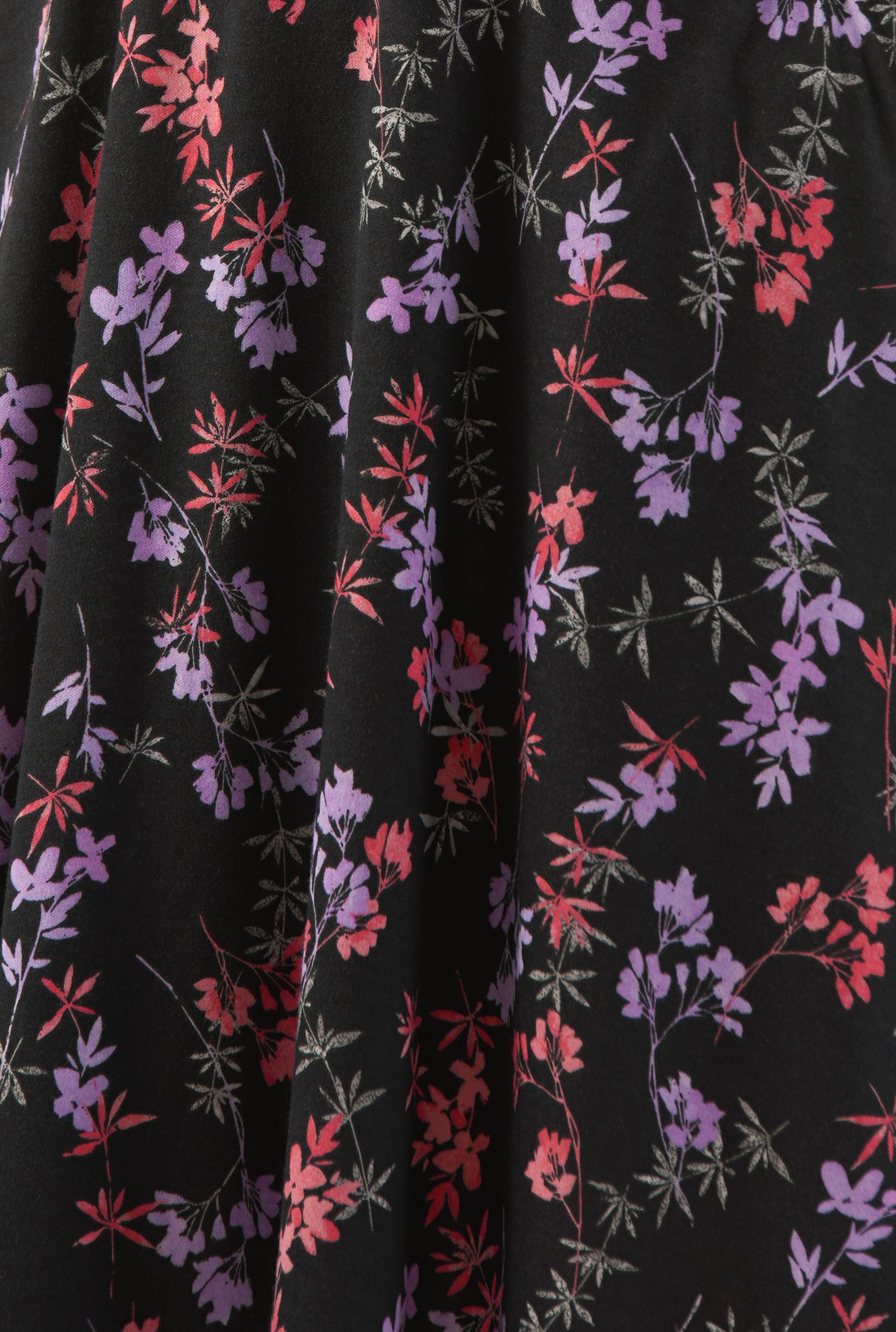 Shop Floral print cotton knit faux wrap dress | eShakti
