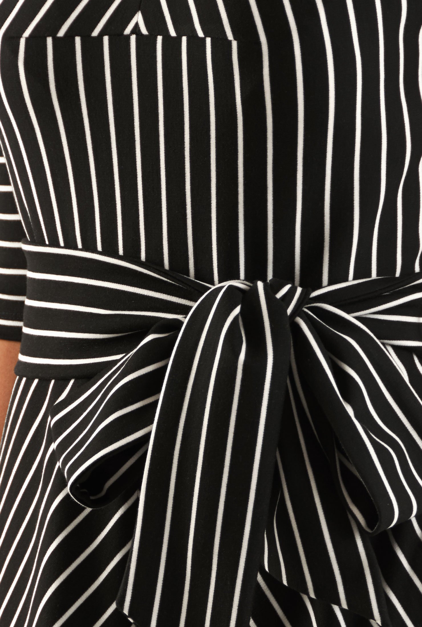 Shop Chevron stripe jersey knit maxi dress | eShakti