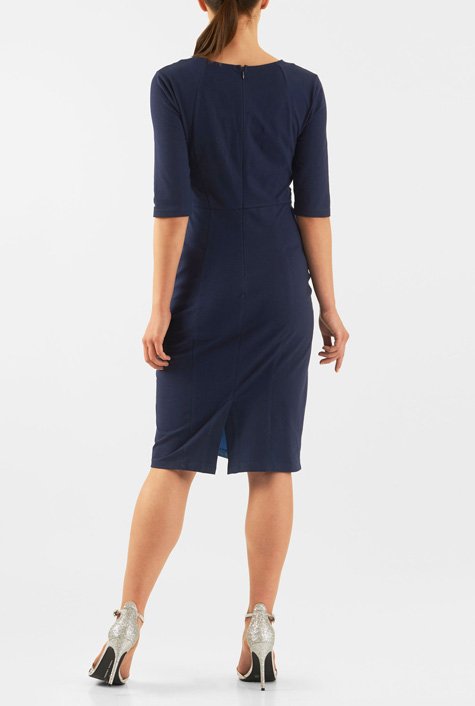 Side Panel Colorblock Dress