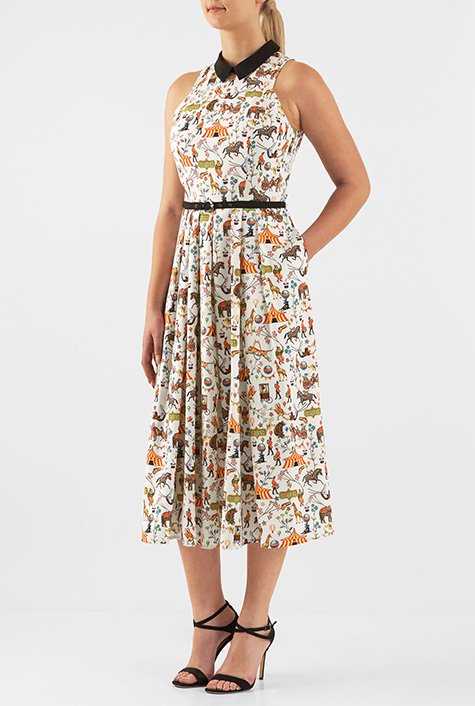 Circus print outlet dress