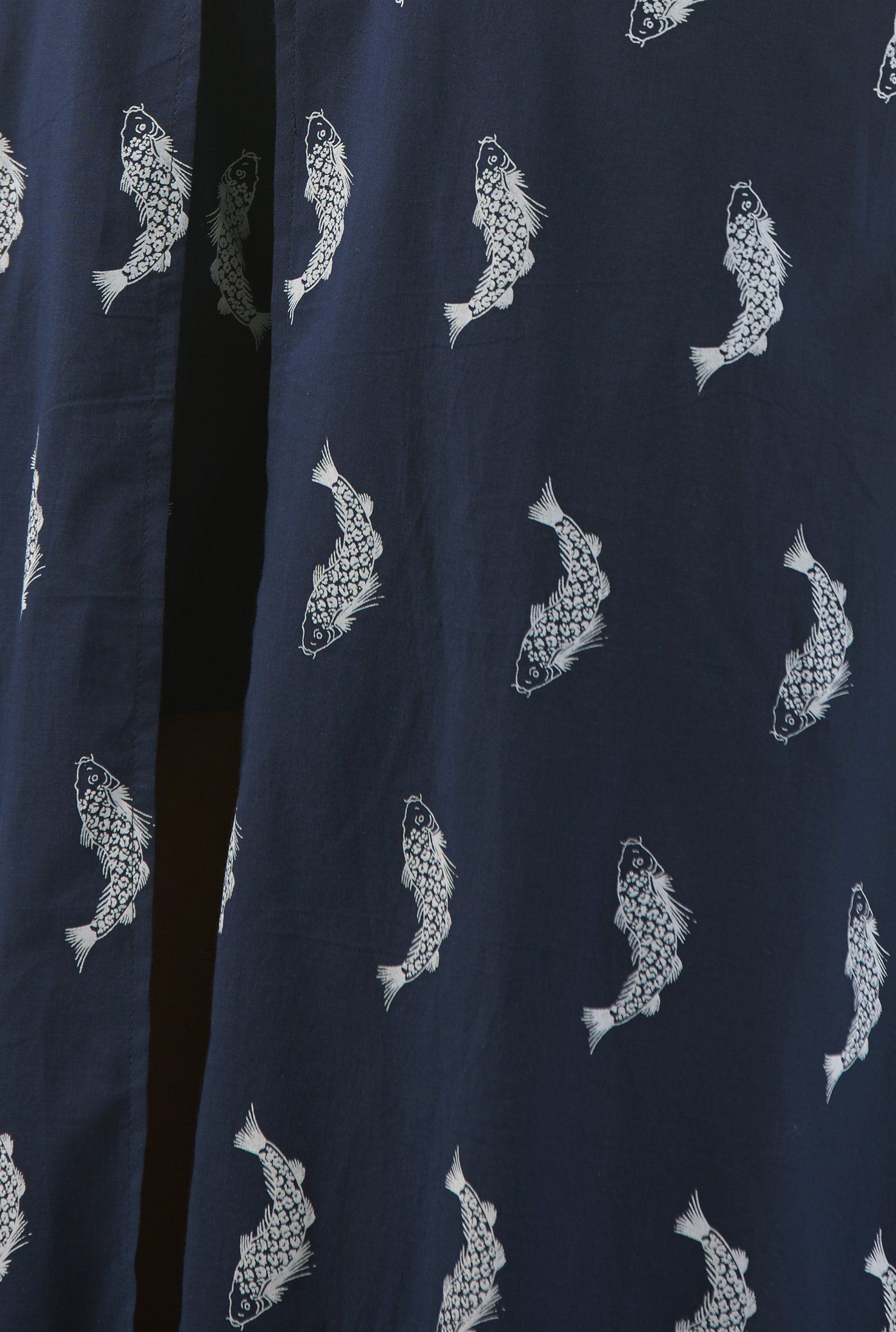 Shop Fish print cotton romper maxi dress eShakti