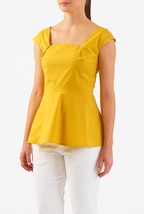 Blouse discount peplum femme