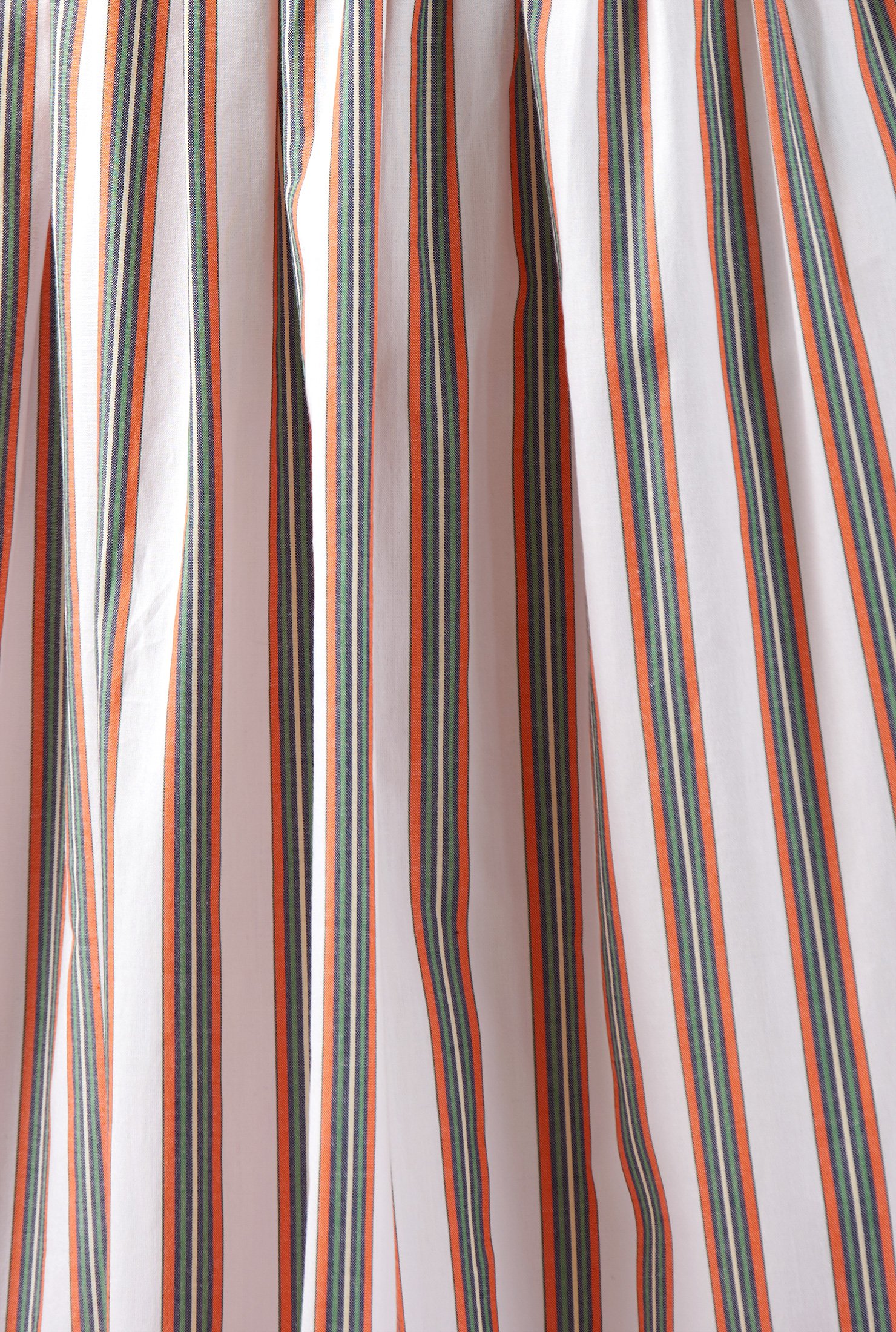 Shop Stripe cotton fit-and-flare dress | eShakti