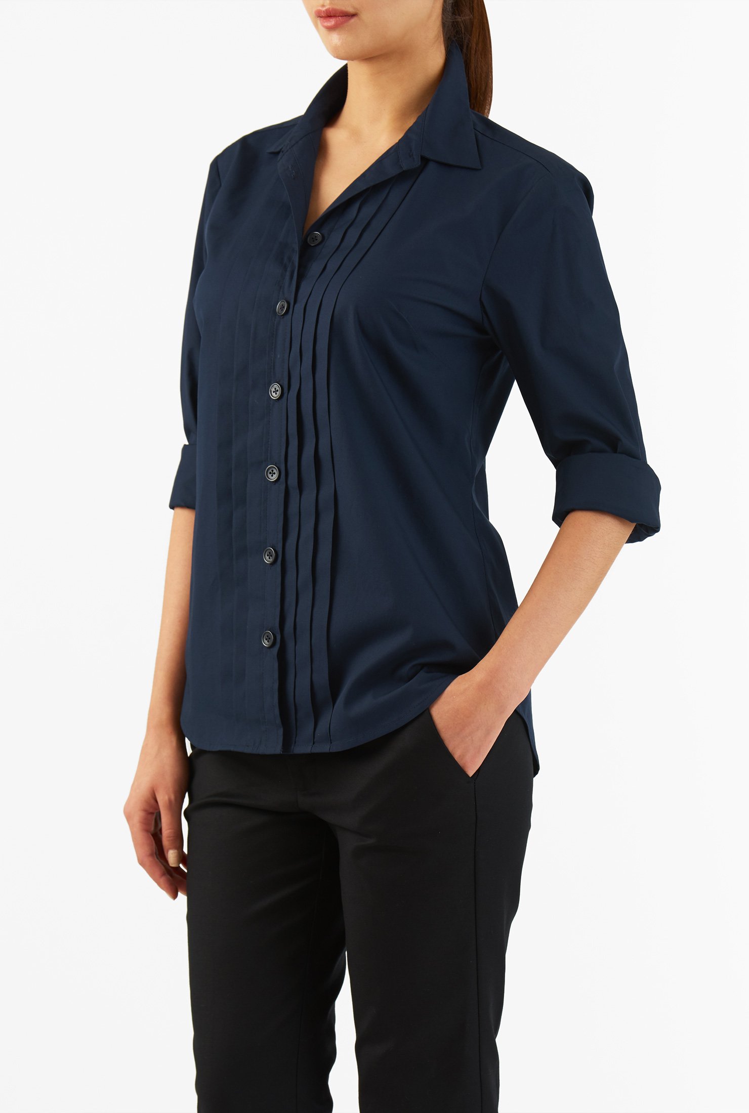 slim fit button up shirt