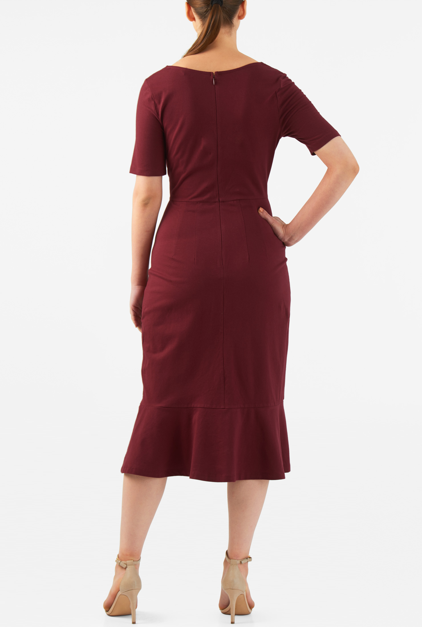 ombre babydoll dress