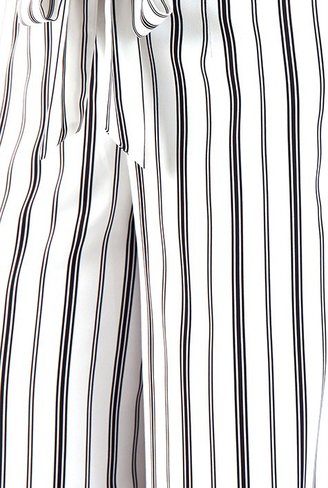 Shop Stripe print mixed media jumpsuit | eShakti