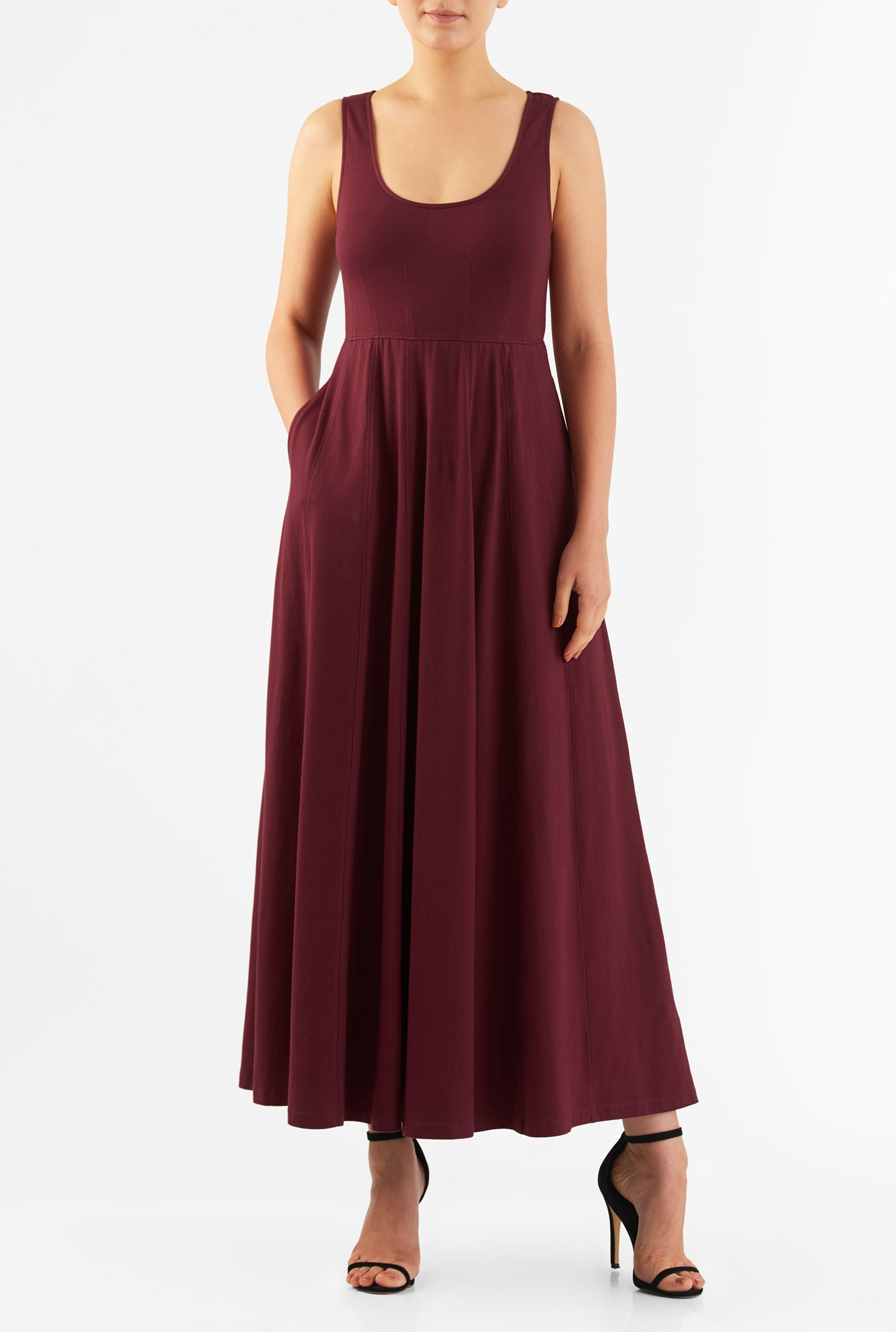 fit and flare maxi