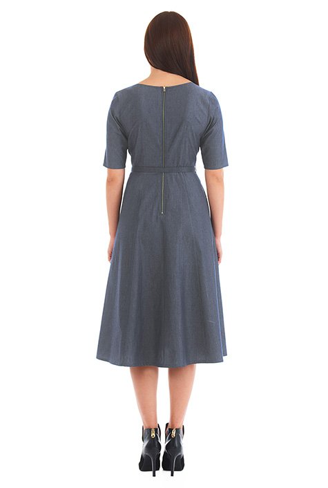 Eshakti chambray outlet dress