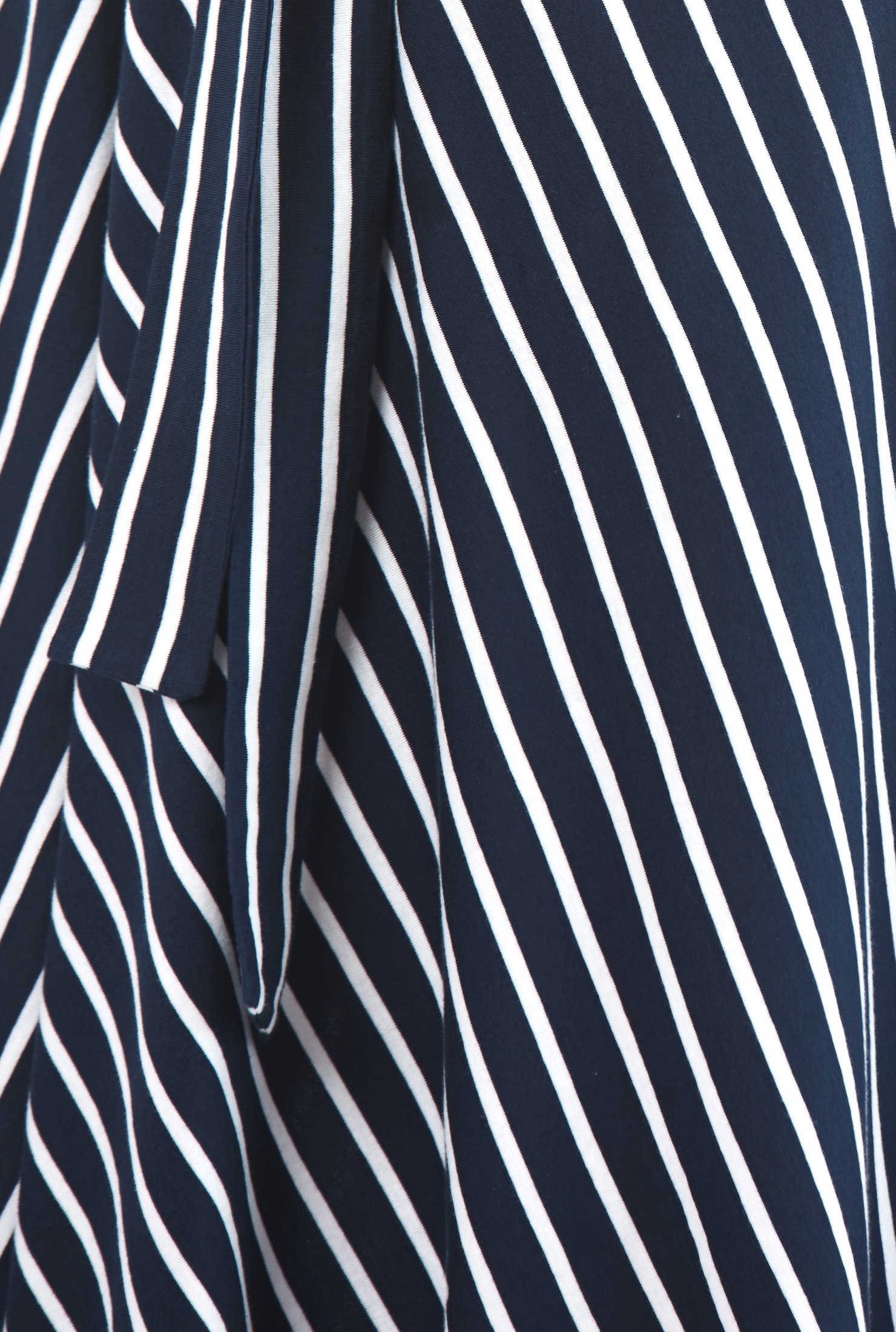 Shop Stripe cotton knit sash tie dress | eShakti