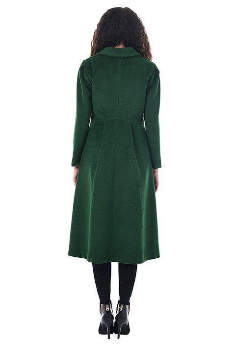 Empire waist wool on sale coat