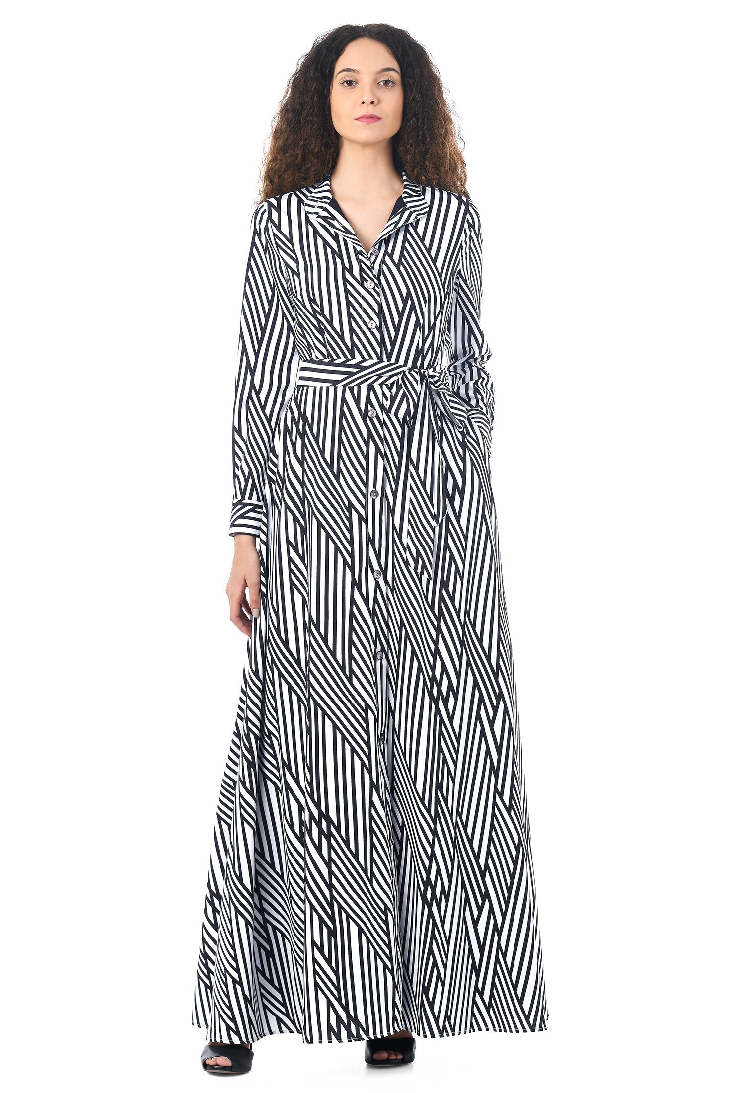 maxi shirtdress