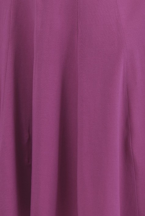 Shop Zip waist cotton knit dress | eShakti
