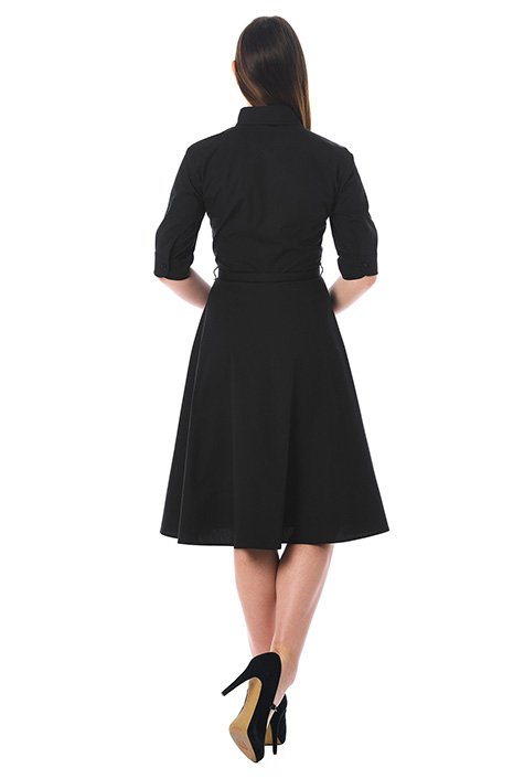Belted shirt dress · Black · Smart / Dresses And Jumpsuits