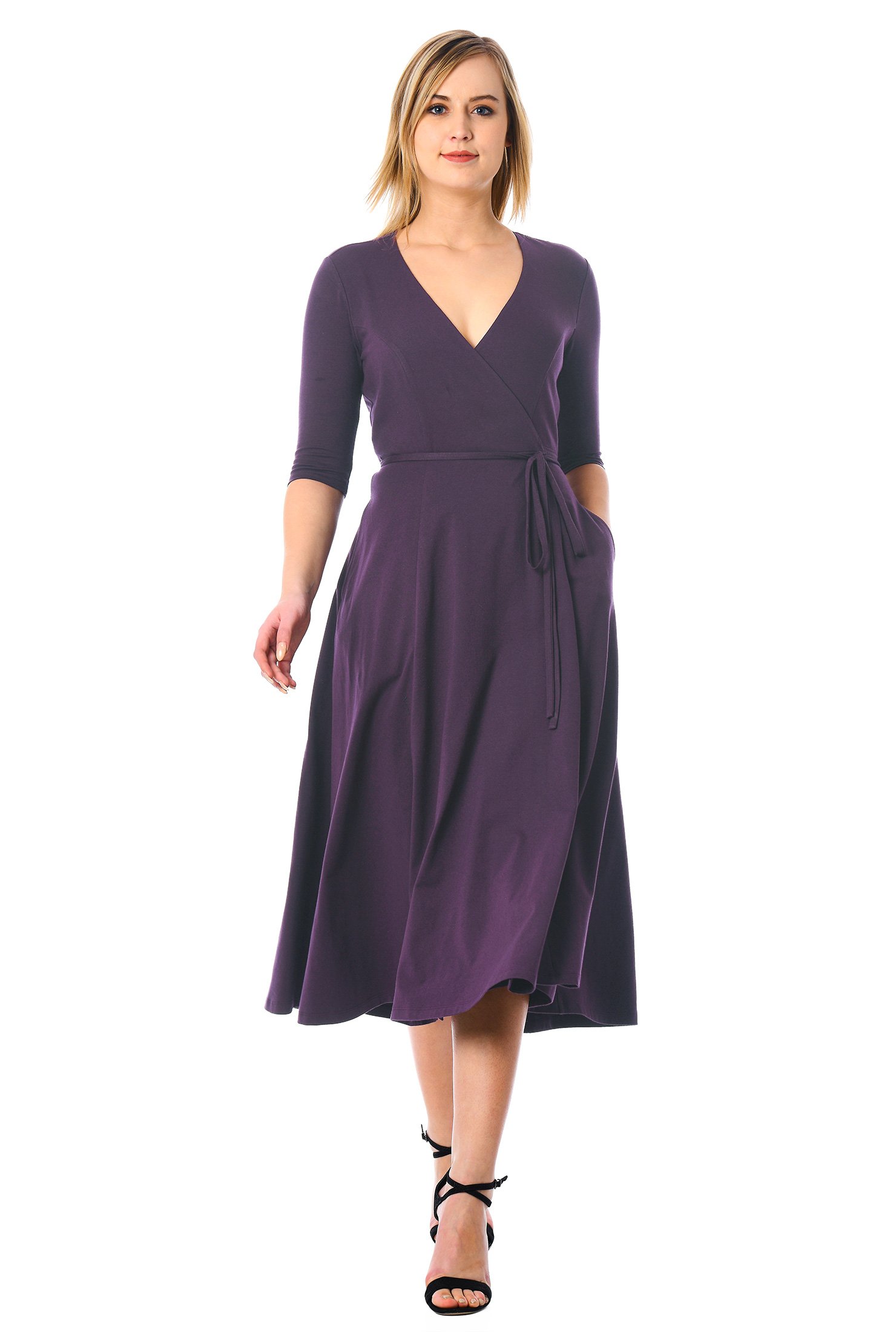 eshakti purple dress