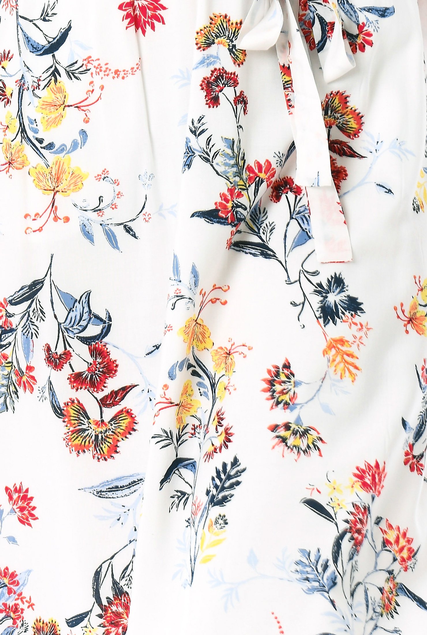 Shop Sash tie floral print blouson dress | eShakti
