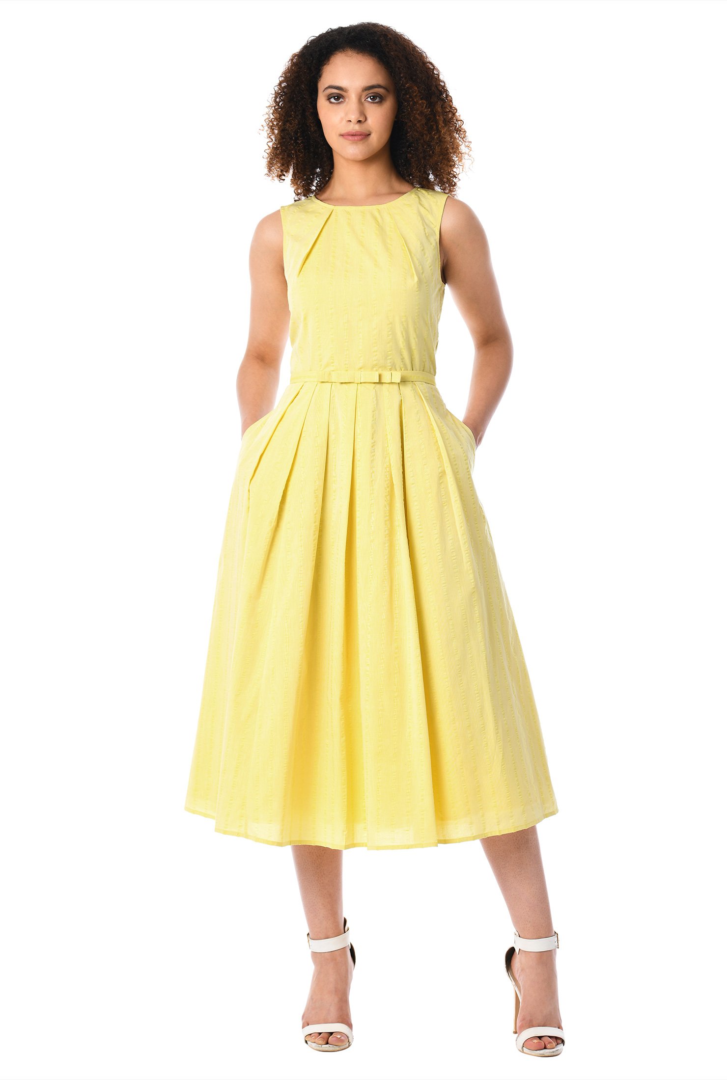 eshakti yellow dress