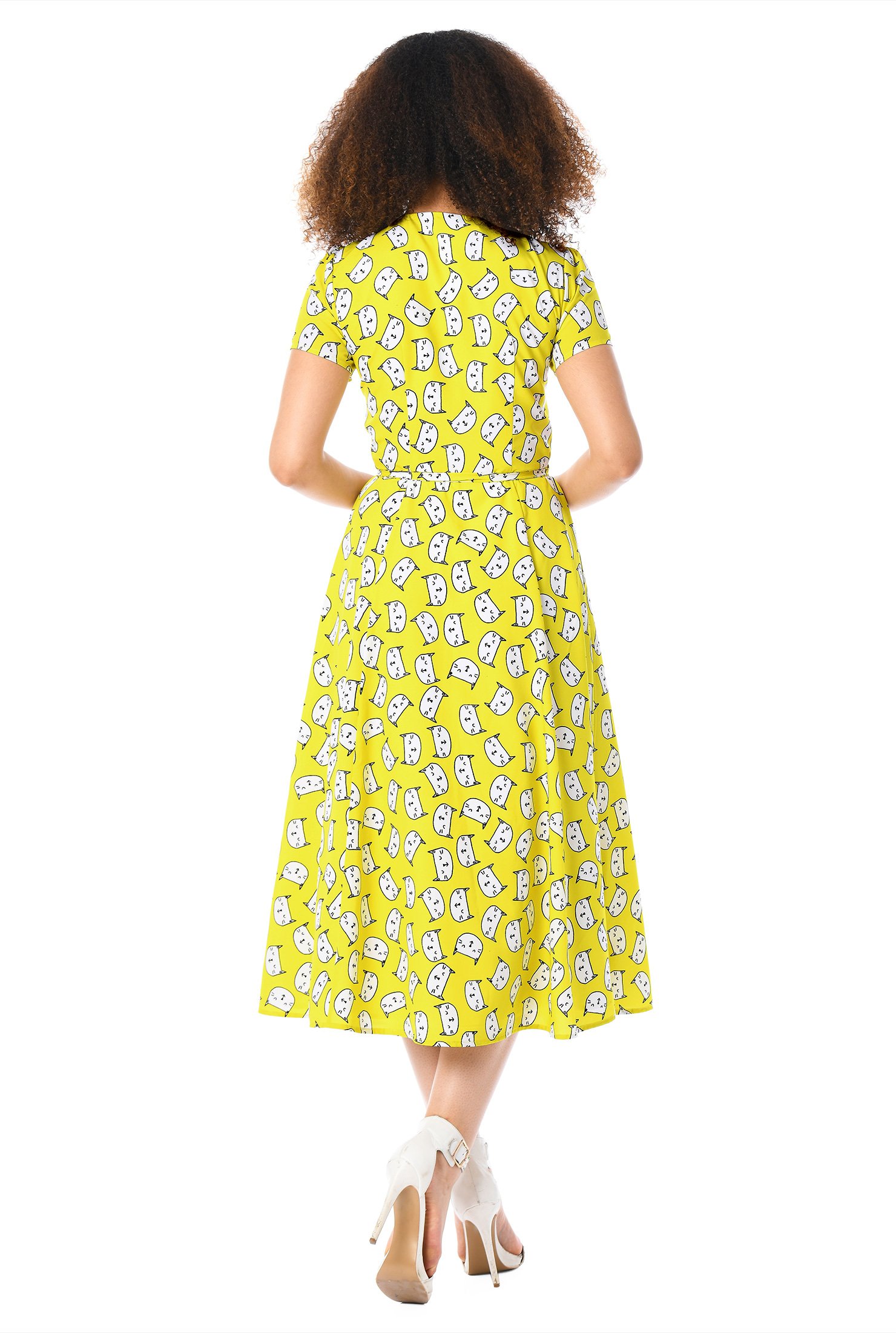 eshakti yellow dress