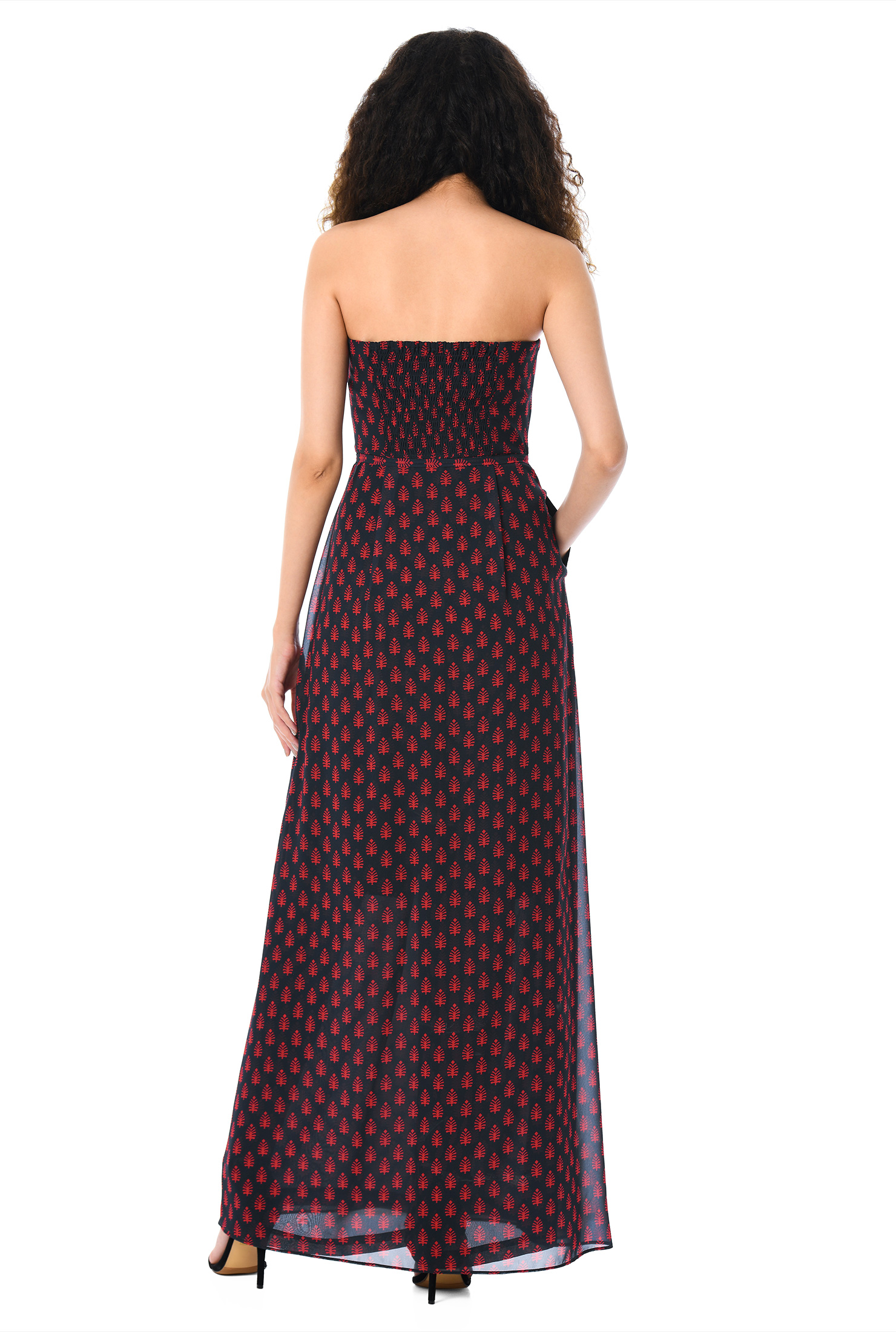 palazzo strapless jumpsuit