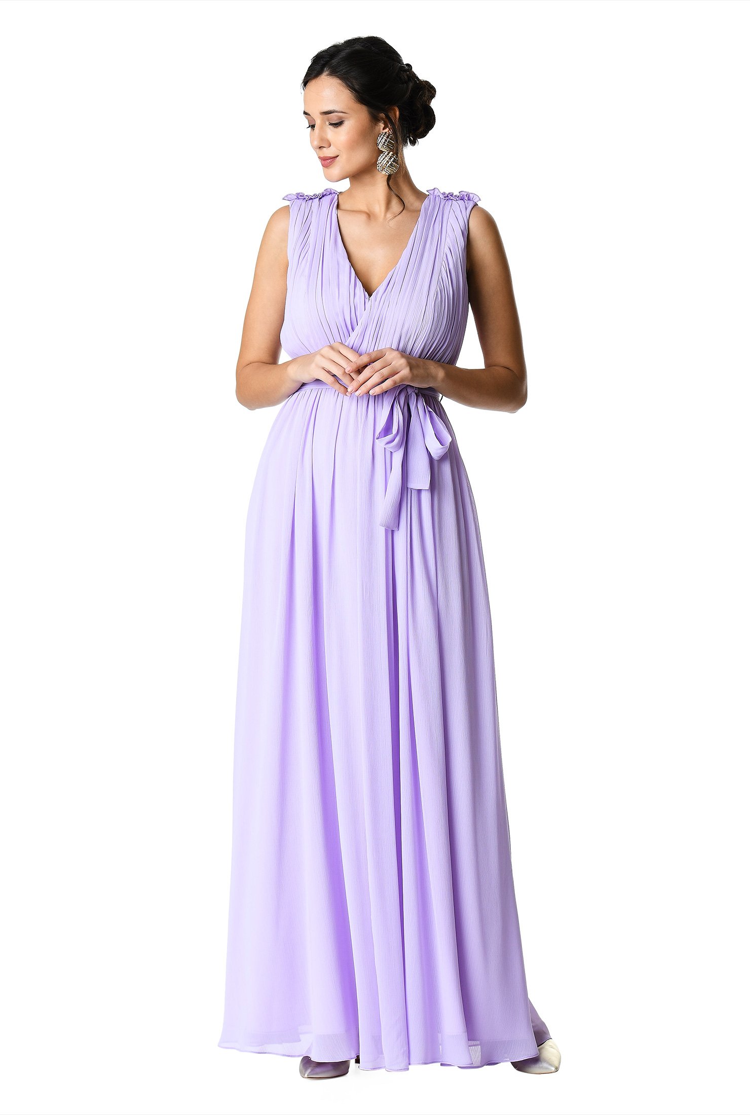 chiffon gowns and tops