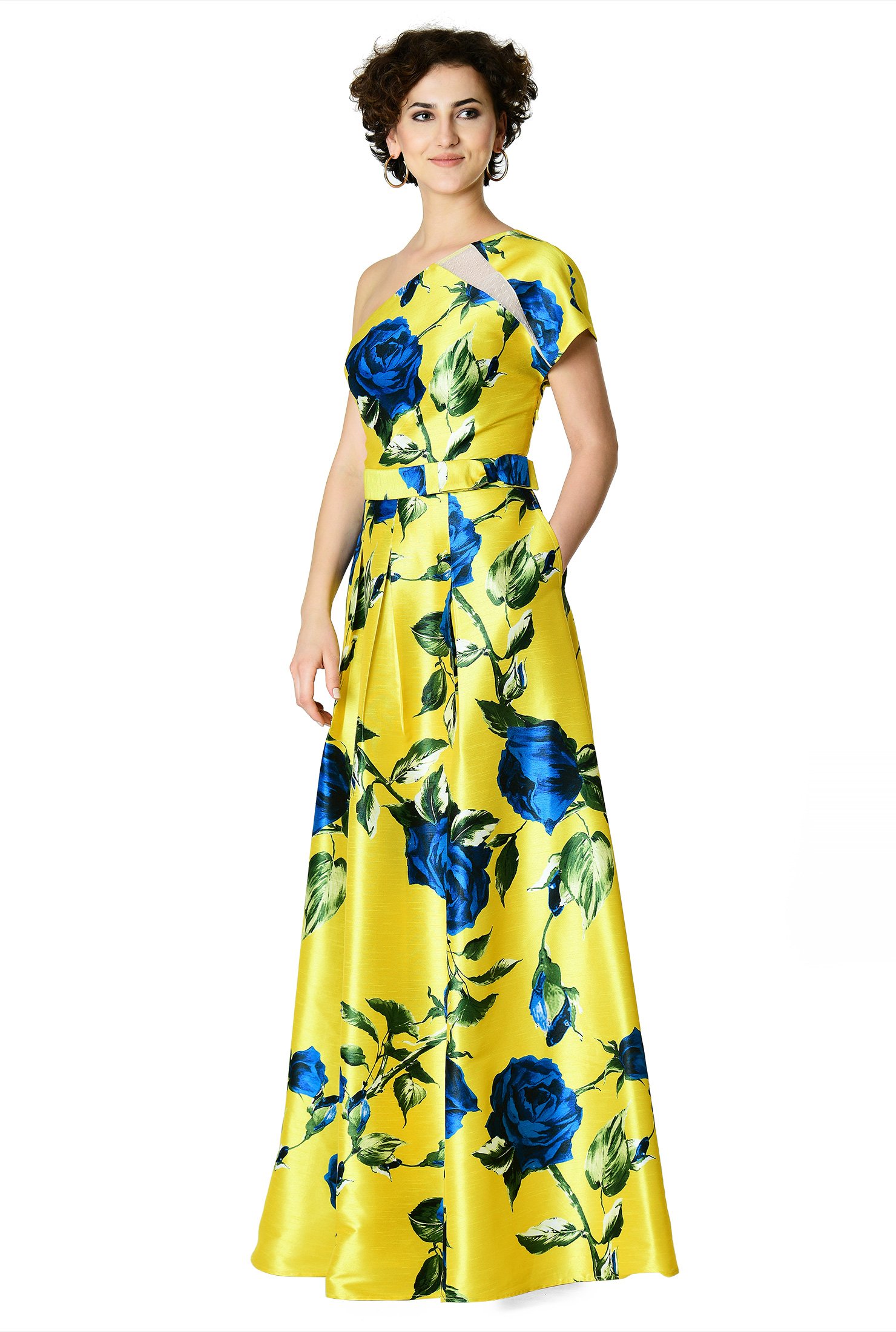 eshakti yellow dress