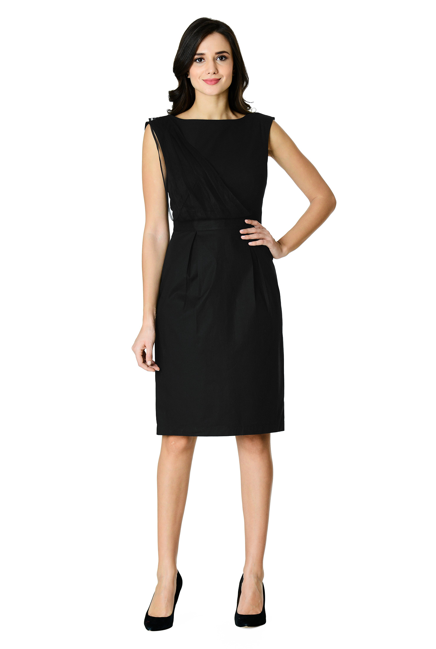 belted sheath dress