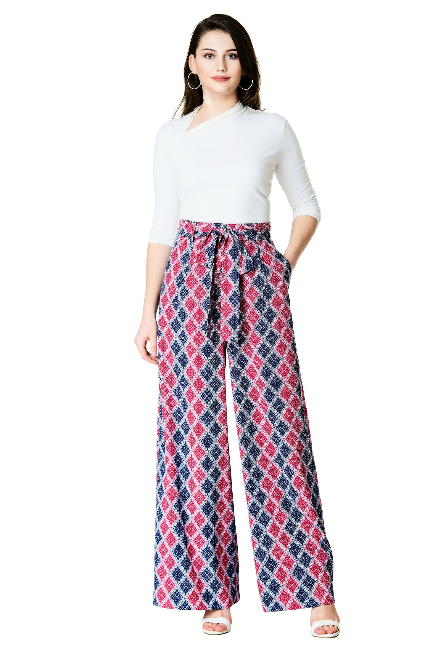 crepe palazzo pants online