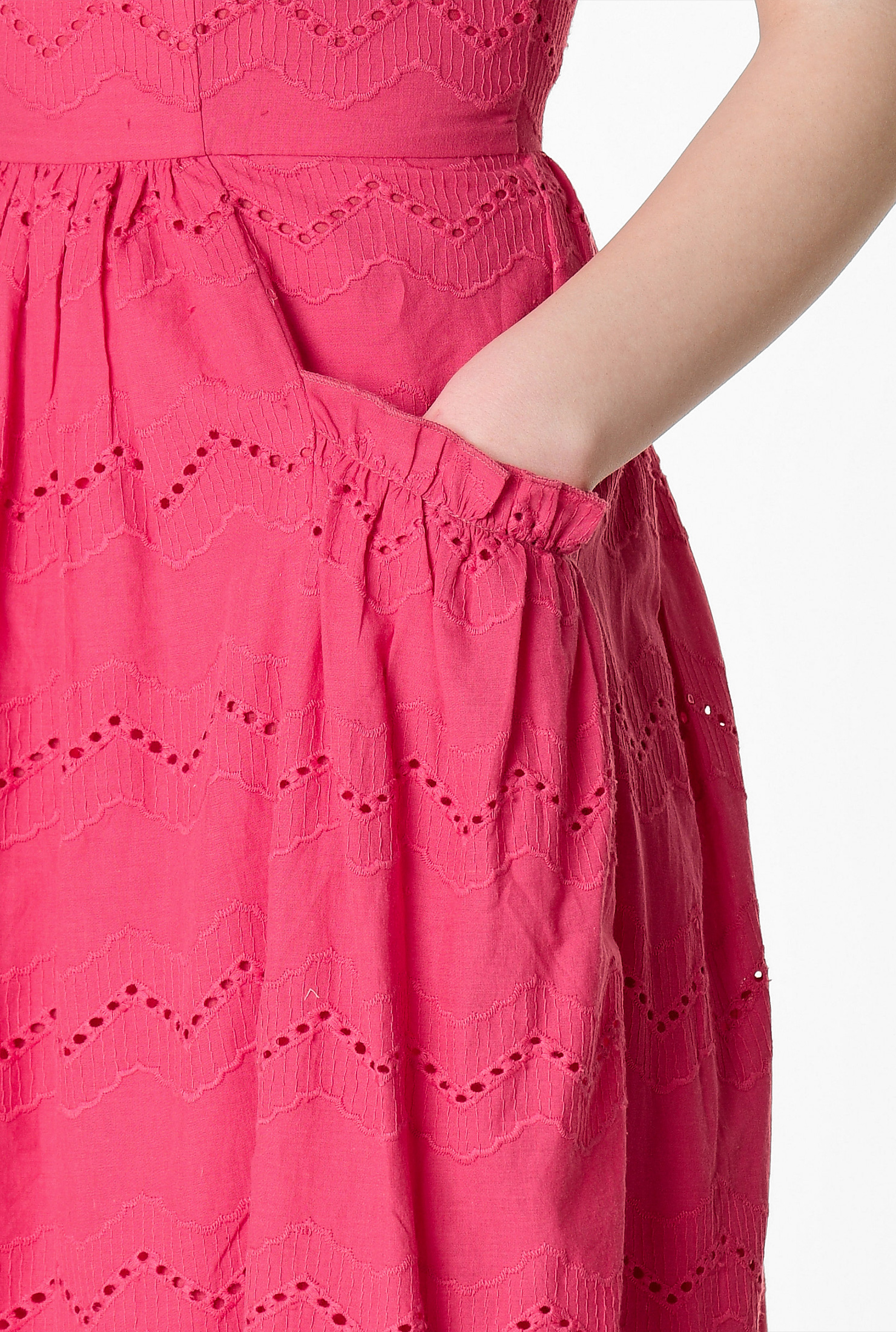 broderie anglaise sundress