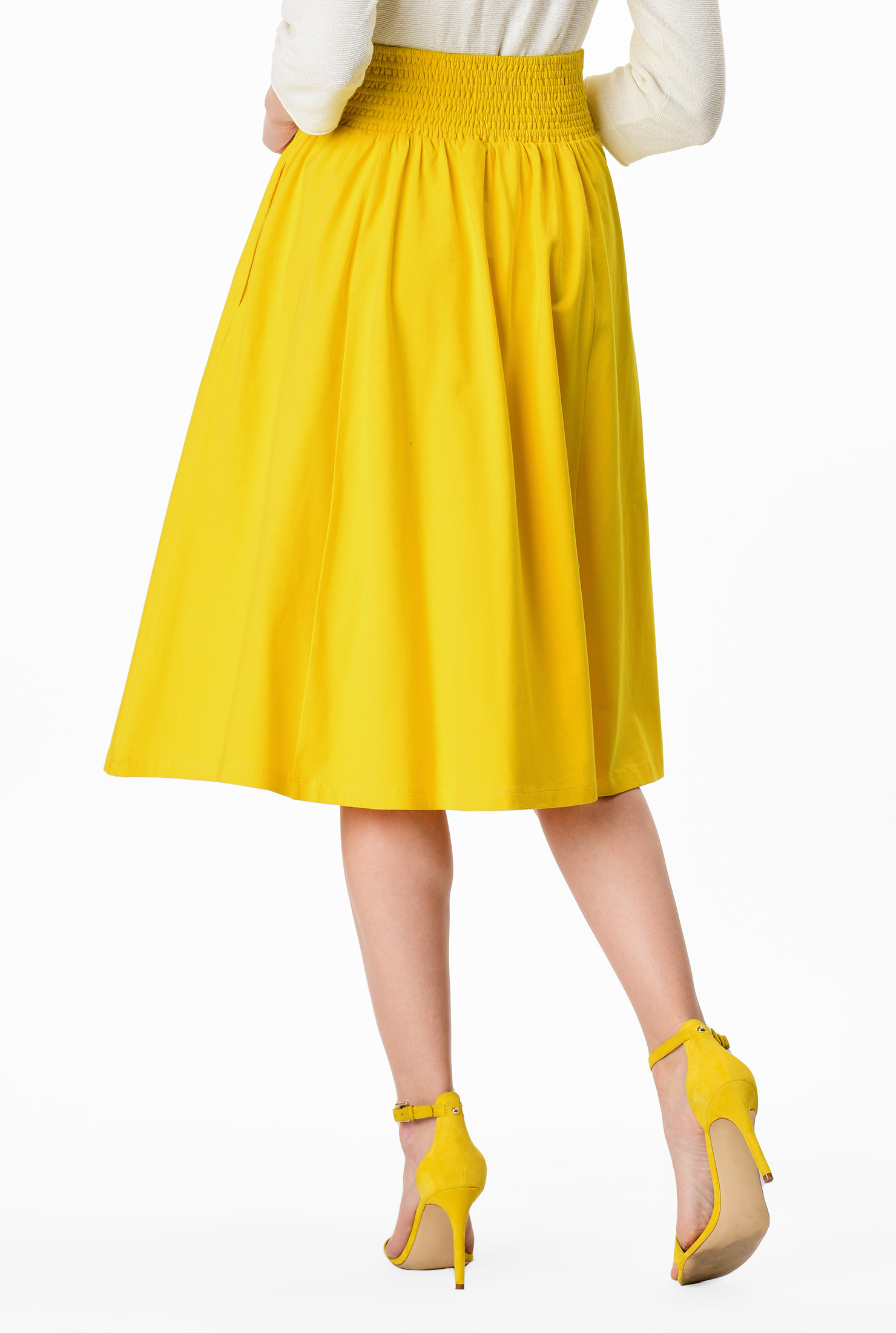 knit skirt knee length