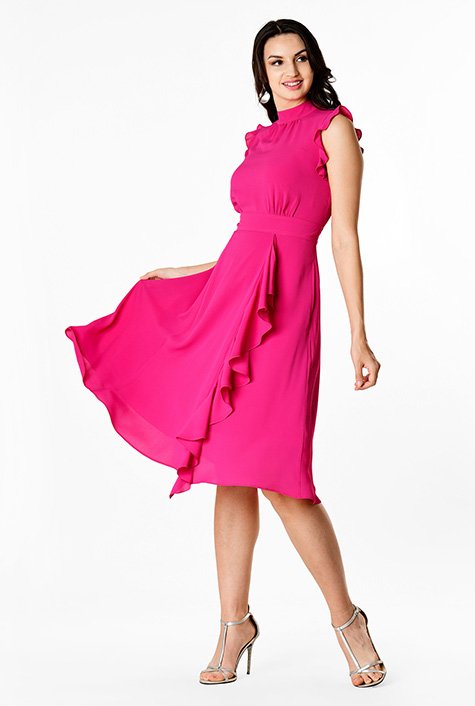 Feminine Chiffon Dress