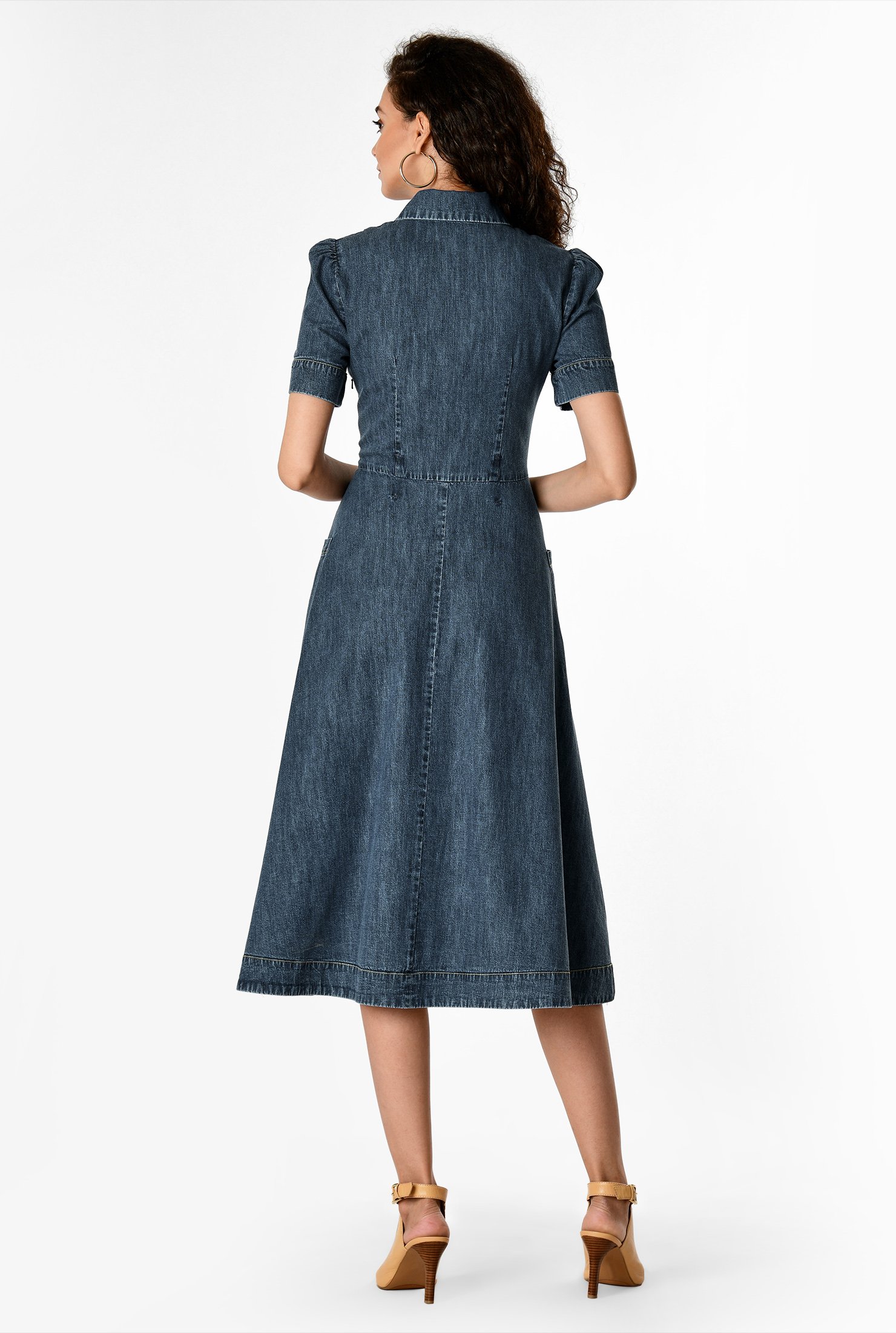 eshakti denim dress