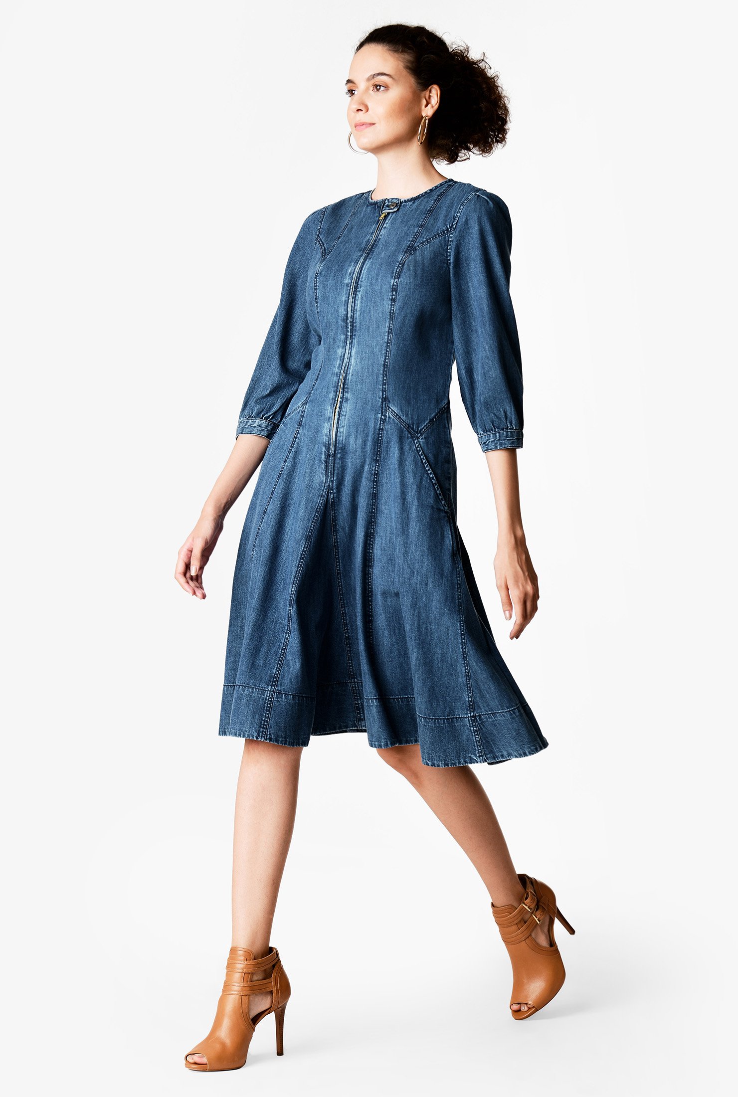 eshakti denim dress