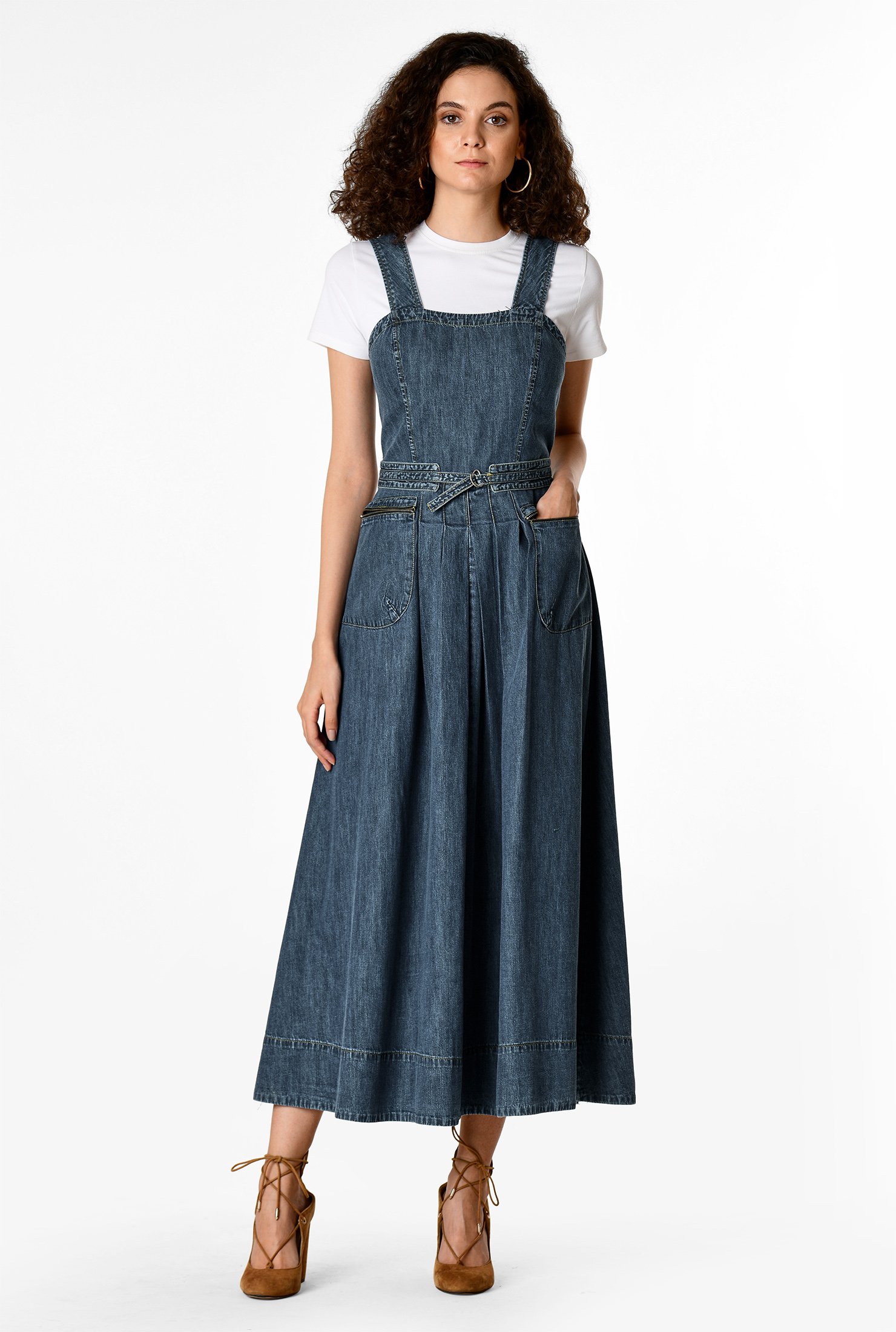 eshakti denim dress