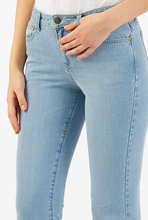 Regular Fit Washed Denim Jeans, Blue at Rs 450/piece in Thane | ID:  26905912448