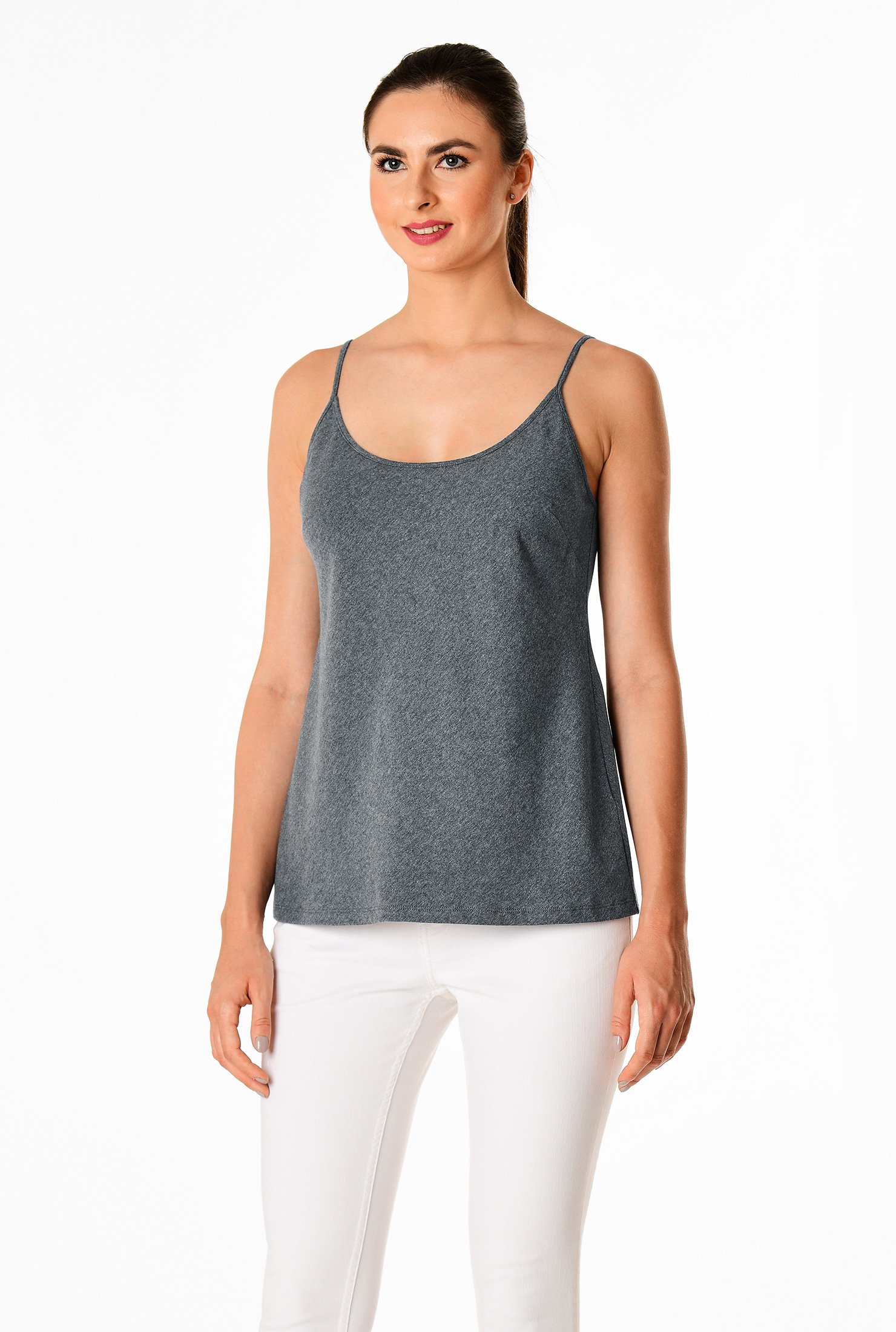 cotton knit camisole