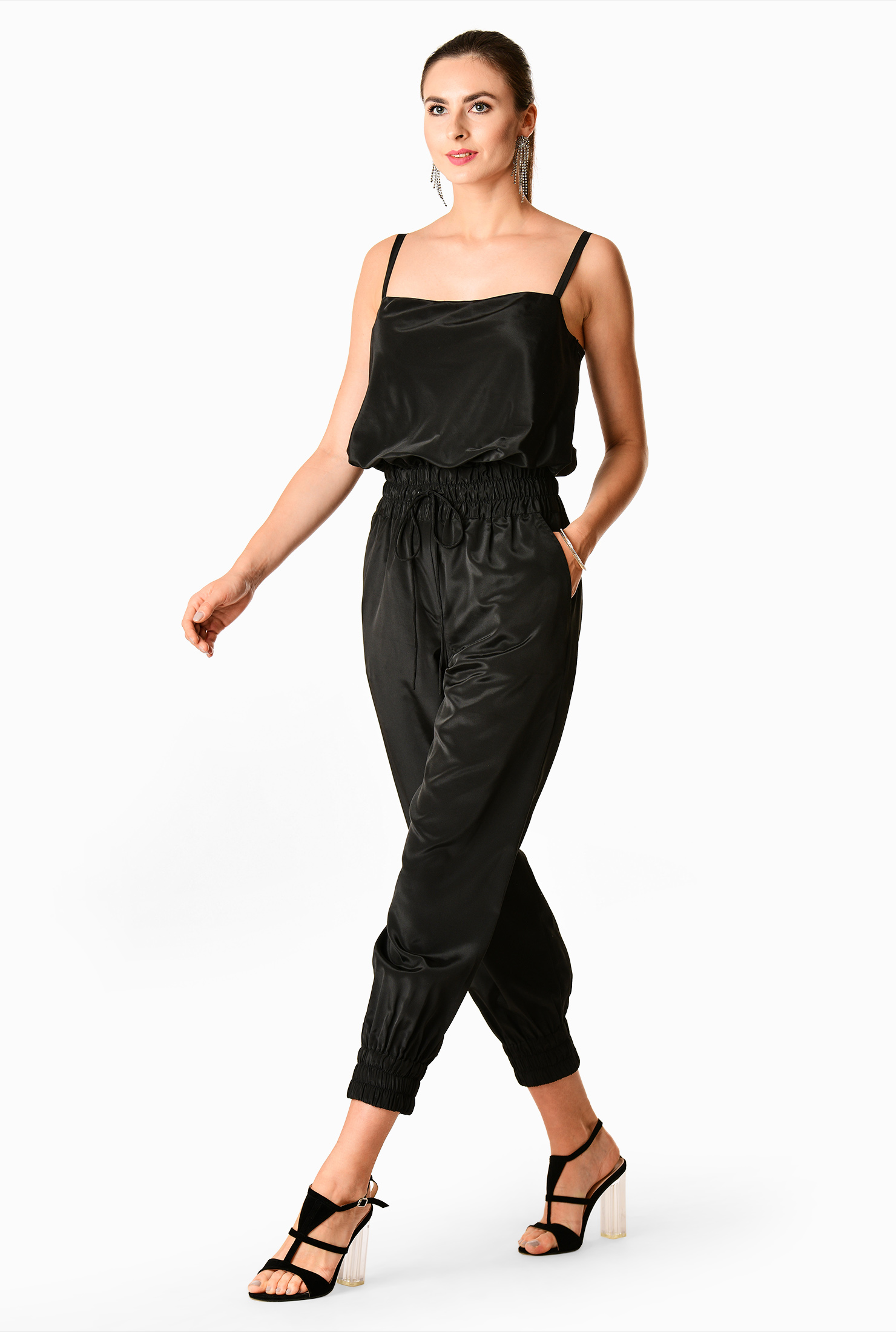 elastic jumpsuit