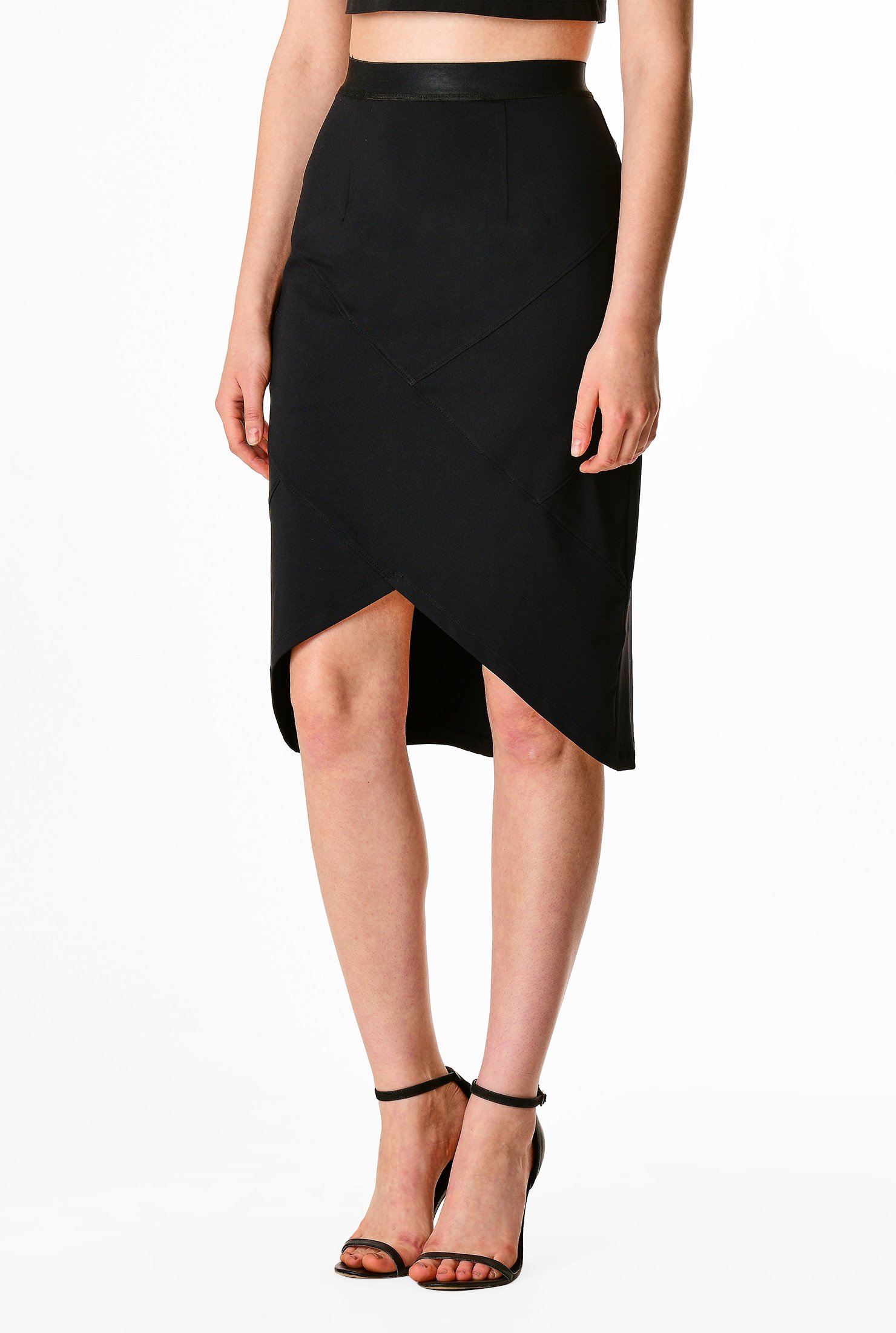 high low pencil skirt