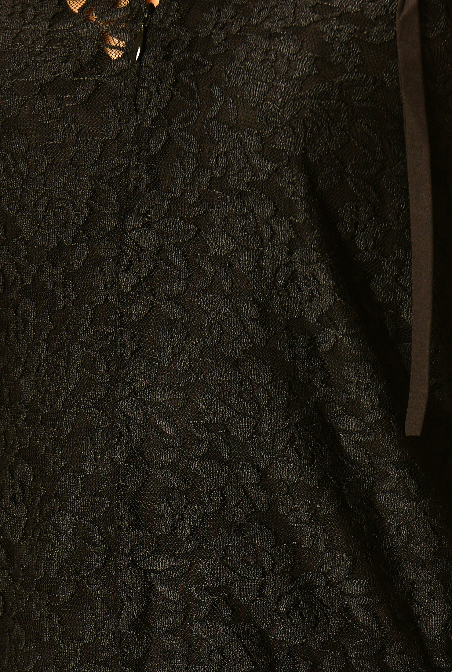 Shop Zip front floral lace hoodie eShakti