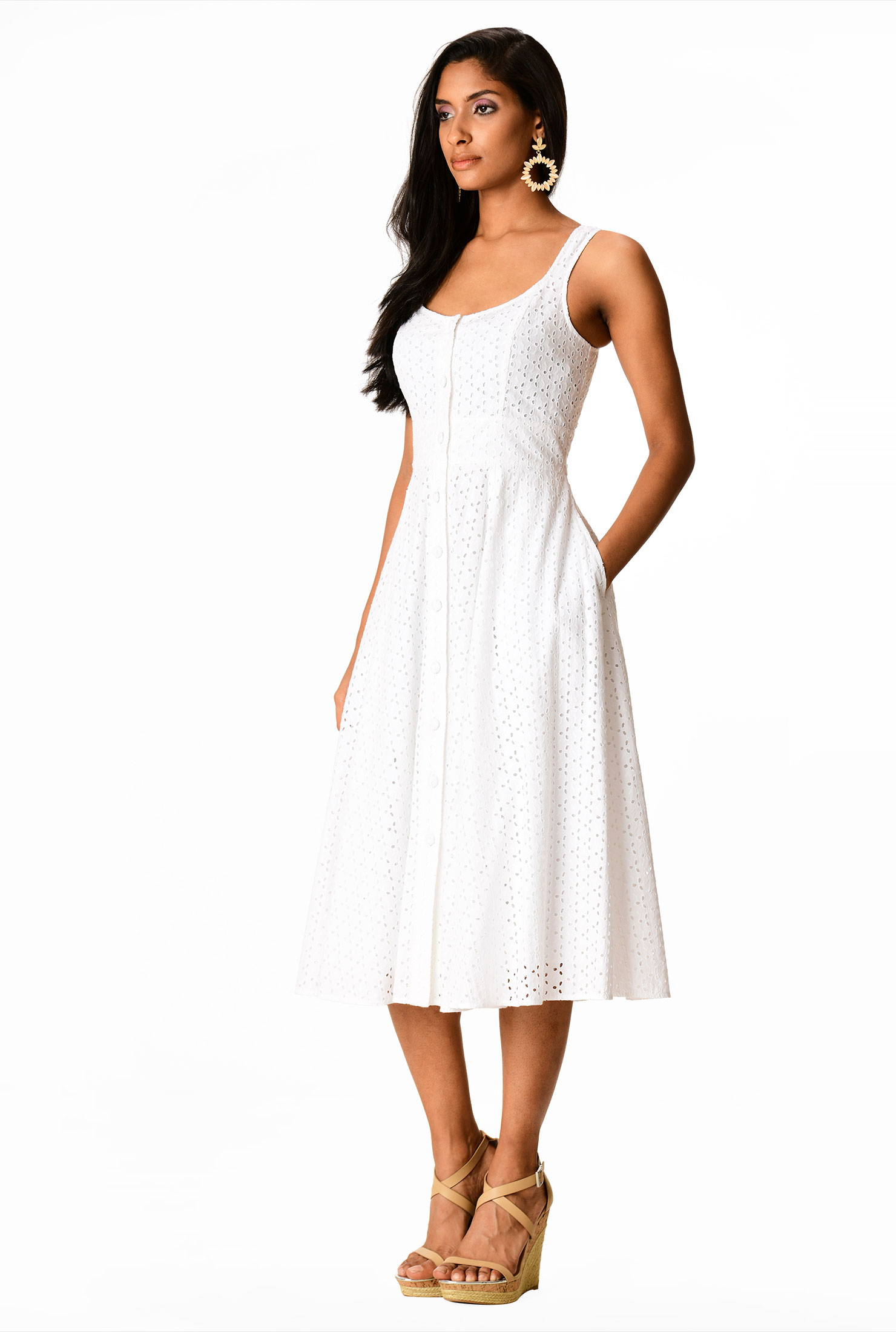 eyelet sundress